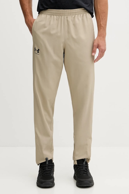 Under Armour pantaloni de trening panza bej 1390150