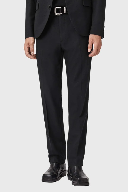 AllSaints spodnie GERMAIN M010QD czarny AW25