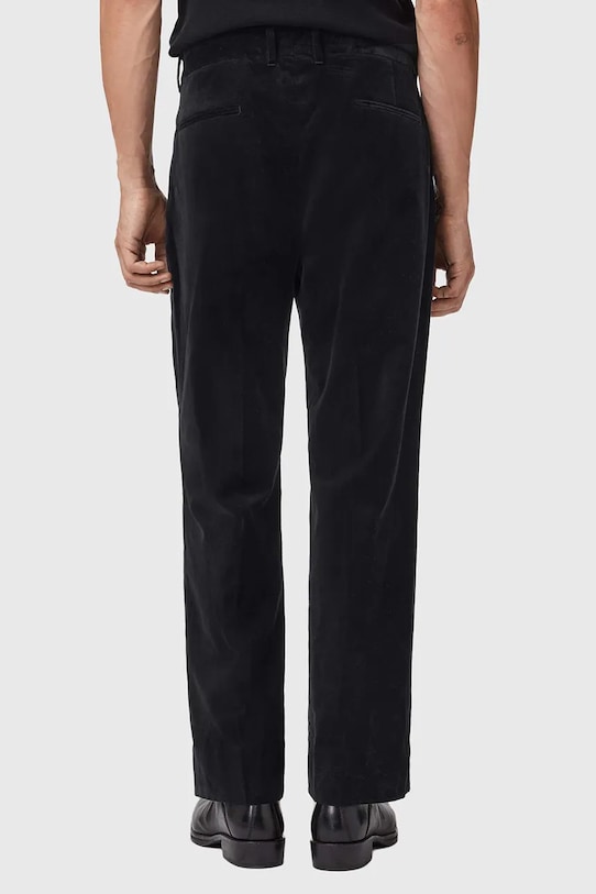 Хлопковые брюки AllSaints SAGA чёрный M018QD