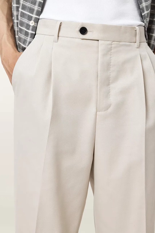 Одежда Брюки с добавлением шерсти AllSaints TALLIS M021TD бежевый