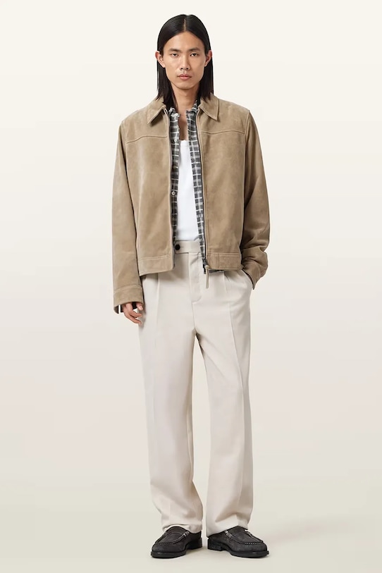 AllSaints spodnie z dodatkiem wełny TALLIS M021TD