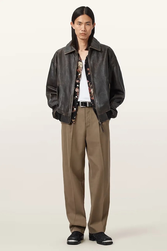 AllSaints pantaloni cu lână TALLIS M021TD