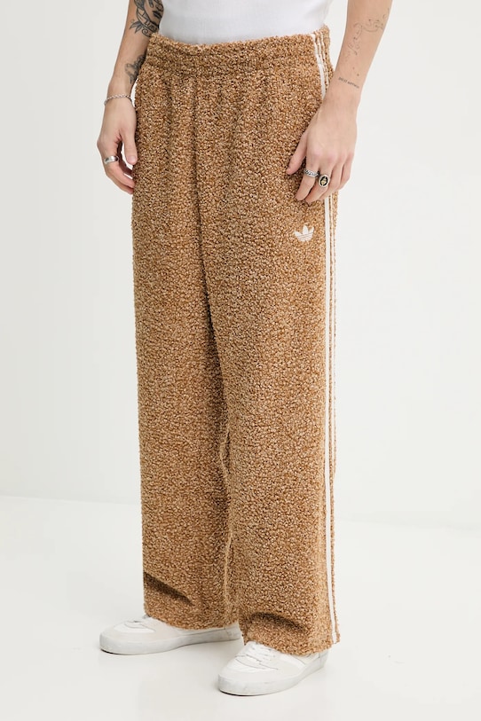 adidas Originals spodnie Boucle melanż zielony KR5156