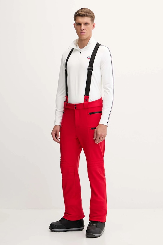 Fusalp spodnie narciarskie Flash II tkanina czerwony E2404
