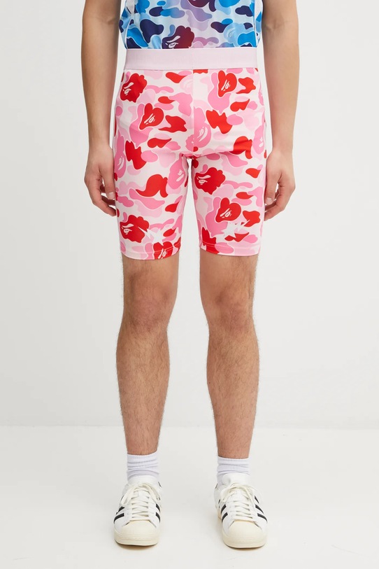 Šortky adidas Originals BAPE FB TIGHTS priliehavý ružová KB2207