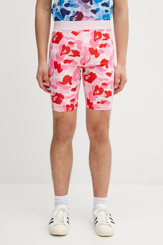 adidas Originals szorty BAPE FB TIGHTS dzianina różowy KB2207