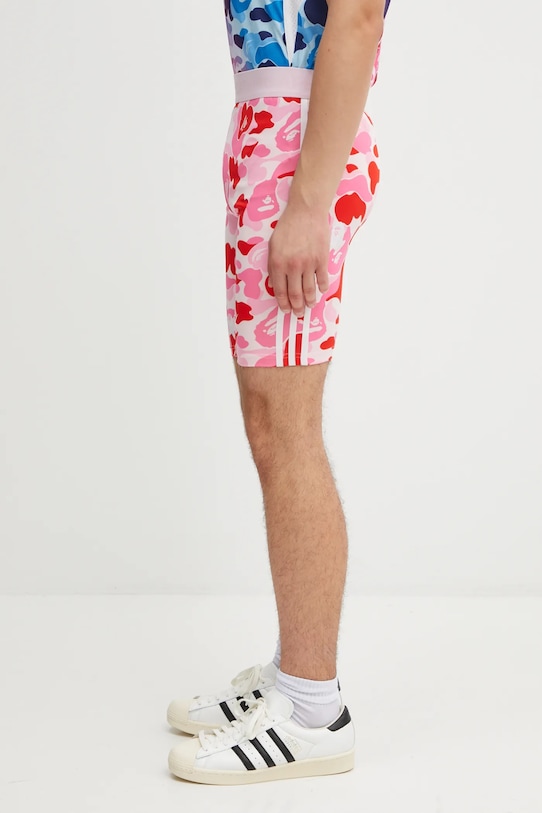 adidas Originals szorty BAPE FB TIGHTS KB2207 różowy AW25