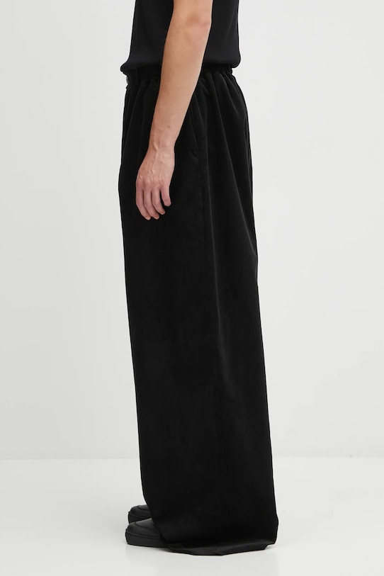 Martine Rose spodnie sztruksowe Extreme Wide Leg Tailored 853WP21001 czarny AW25
