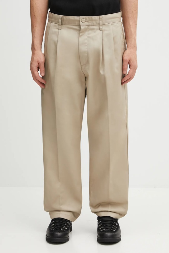 Carhartt WIP spodnie Evan Pant tkanina beżowy I035666.G101