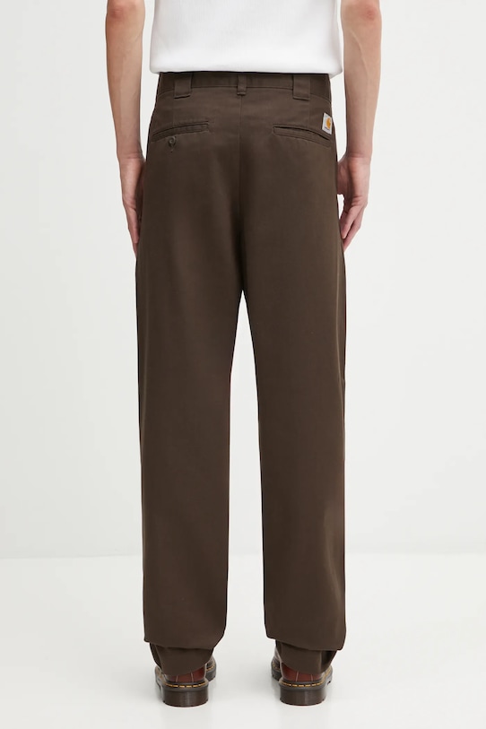 Odzież Carhartt WIP spodnie Master Pant I034233.2ZW02 brązowy