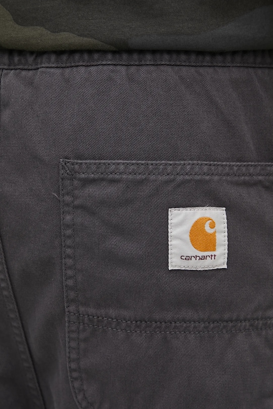 Pamučne hlače Carhartt WIP Flint Pant siva I029919.87GD