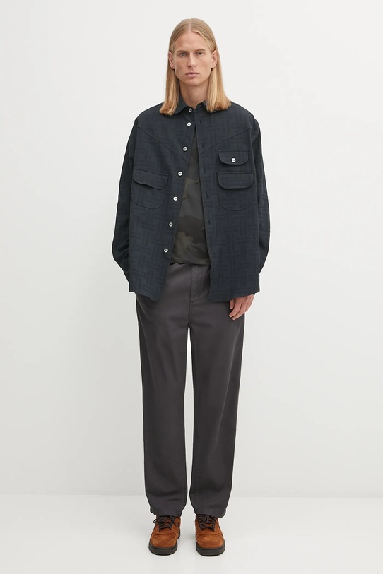 Carhartt WIP pantaloni in cotone Flint Pant I029919.87GD grigio