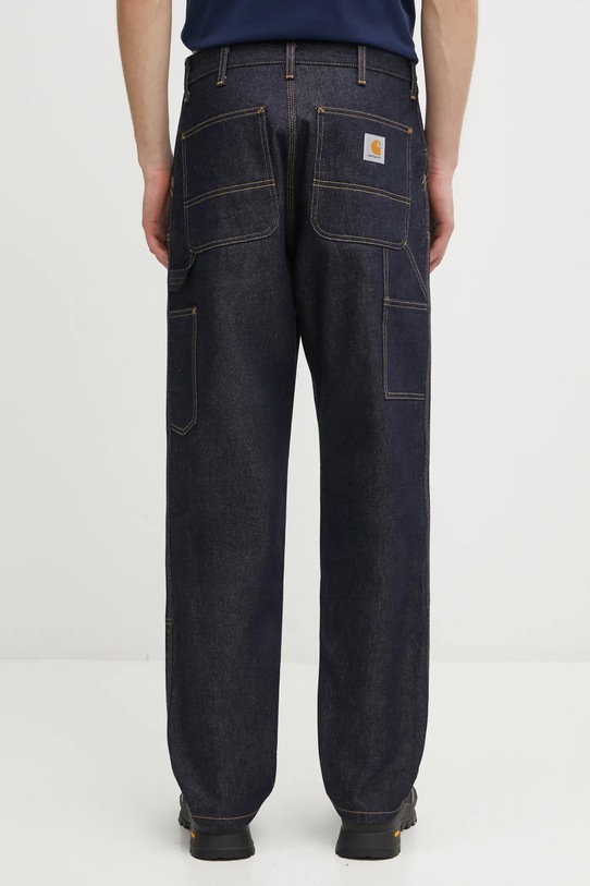 Odzież Carhartt WIP jeansy Double Knee Pant I032699.101 granatowy