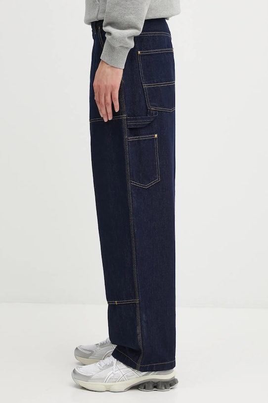 Carhartt WIP jeansy Nash Double Knee Pant I032106.102 granatowy AW25