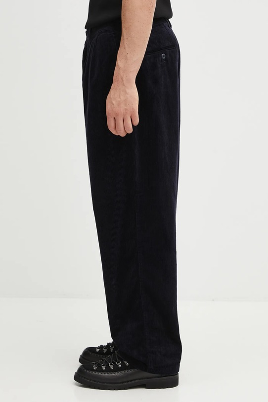 Carhartt WIP spodnie sztruksowe Evan Pant I033757.1C02 granatowy AW25