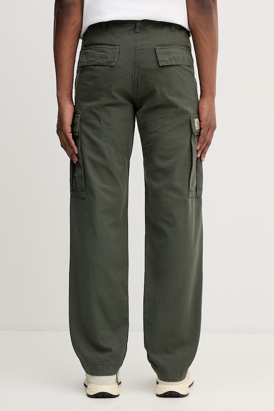 Îmbrăcăminte Carhartt WIP pantaloni de bumbac Regular Cargo Pant I030475.2ZXGD verde