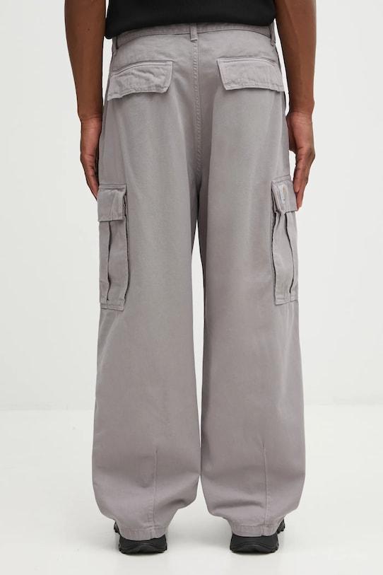 Odzież Carhartt WIP spodnie bawełniane Cole Cargo Pant I031218.2LRGD szary