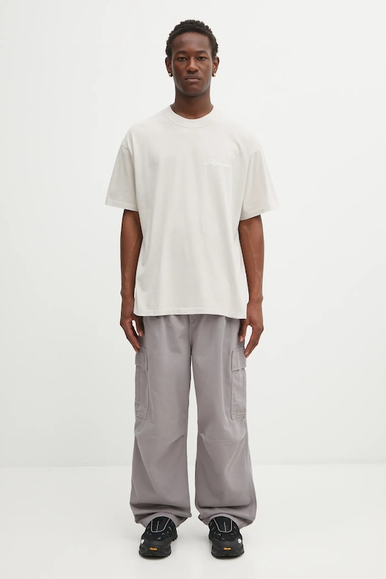 Carhartt WIP spodnie bawełniane Cole Cargo Pant I031218.2LRGD szary