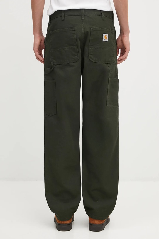 Ρούχα Βαμβακερό παντελόνι Carhartt WIP Double Knee Pant I031501.4902 πράσινο
