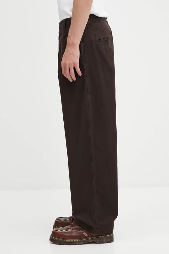 Carhartt WIP spodnie bawełniane Brady Pant I035655.4706 brązowy AW25