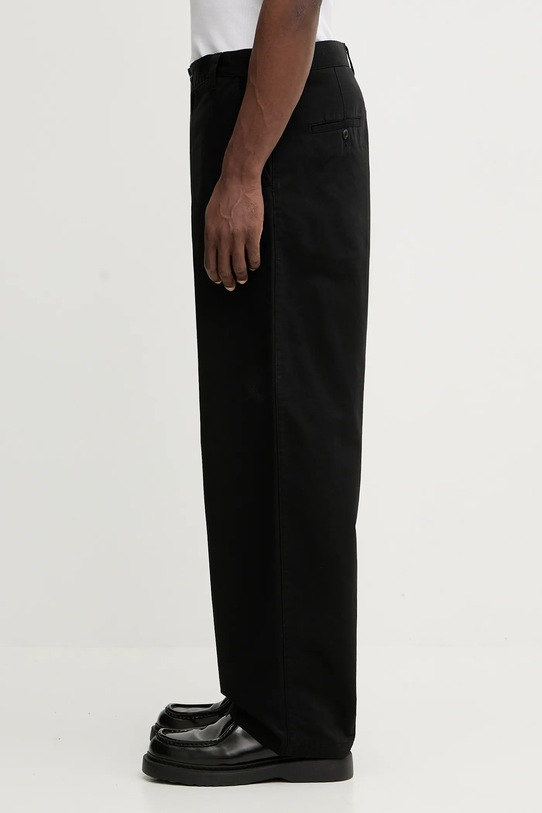Памучен панталон Carhartt WIP Brady Pant I035655.8906 черен AW25