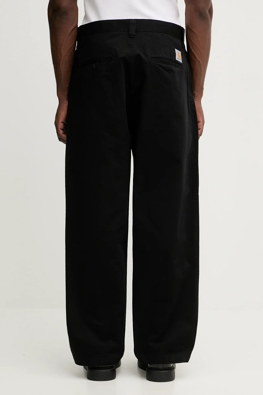Odzież Carhartt WIP spodnie bawełniane Brady Pant I035655.8906 czarny