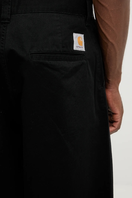 Carhartt WIP spodnie bawełniane Brady Pant czarny I035655.8906