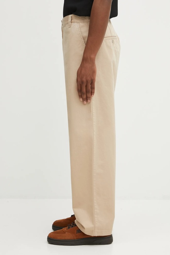 Carhartt WIP spodnie bawełniane Brady Pant I035655.G106 beżowy AW25