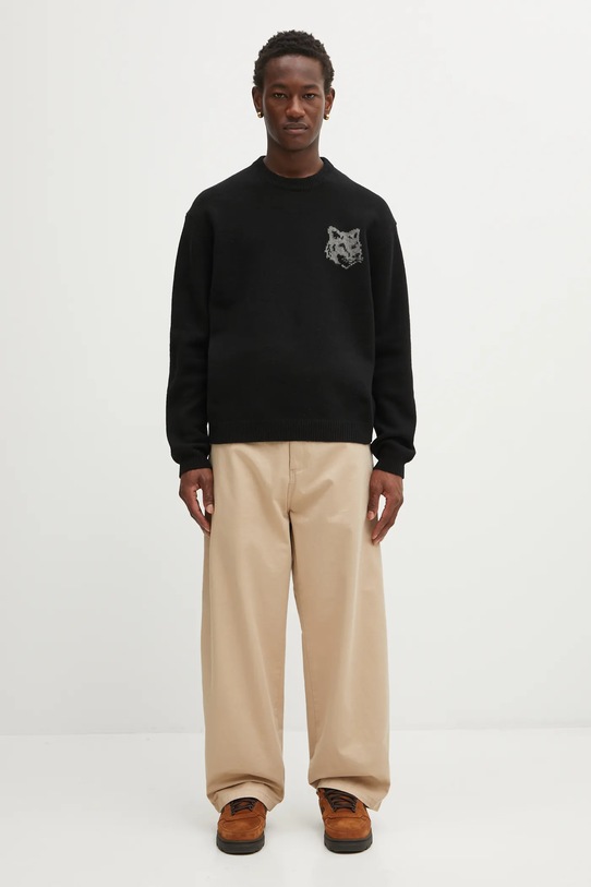 Carhartt WIP spodnie bawełniane Brady Pant I035655.G106 beżowy