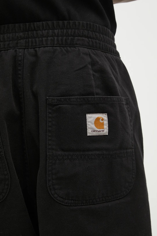 Carhartt WIP pantaloni in cotone Crawton Pant nero I035657.89GD