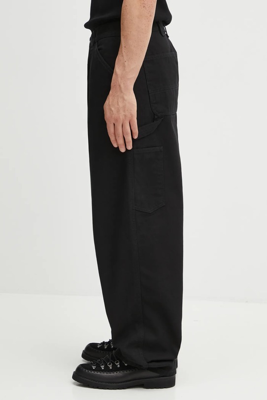 Carhartt WIP spodnie bawełniane OG Single Knee Pant I035637.8906 czarny AW25