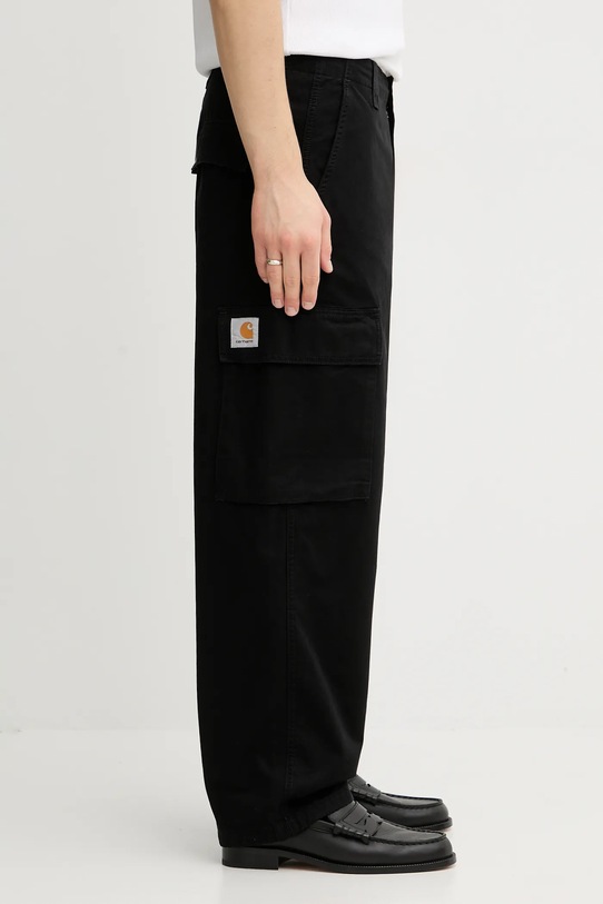 Carhartt WIP spodnie bawełniane Kade Cargo Pant czarny I035585.8906