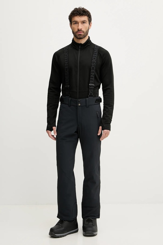 Descente spodnie narciarskie SWISS PANTS tkanina czarny DW5FLP01MU