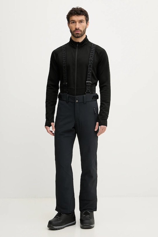 Descente spodnie narciarskie SWISS PANTS tkanina czarny DW5FLP01MU