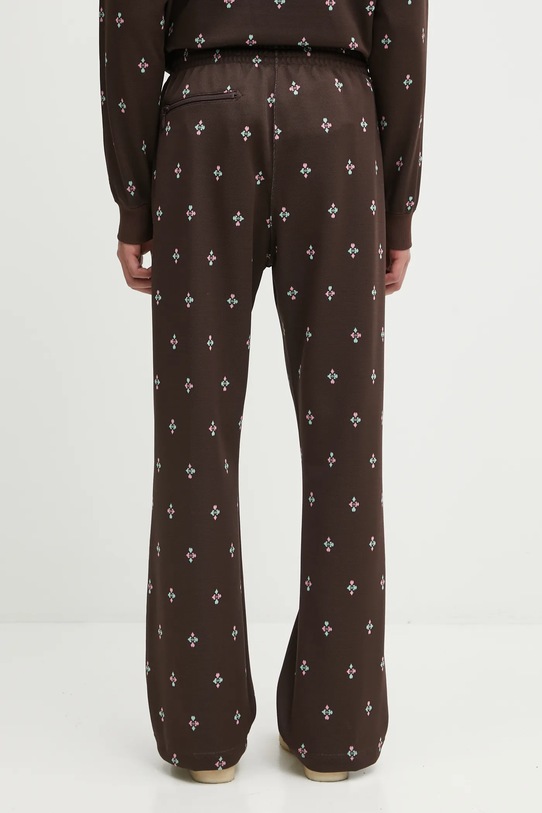 Odzież Needles spodnie Track Pant RW313 brązowy