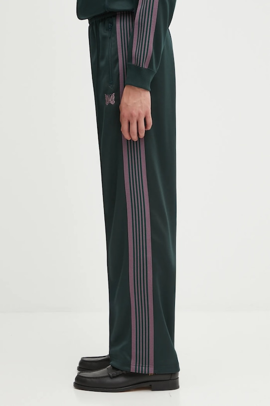 Needles spodnie dresowe Track Pant dzianina zielony RW316