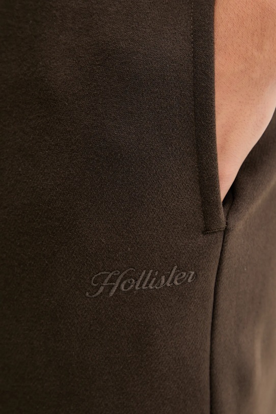 Hollister Co. spodnie dresowe brązowy KI334.5137.478