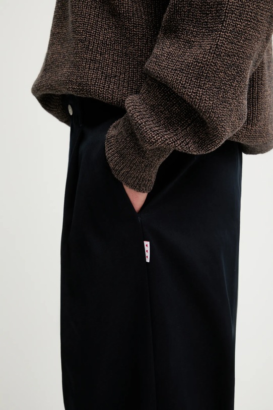 Human Made pantaloni in cotone SKATER blu navy HM30PT013