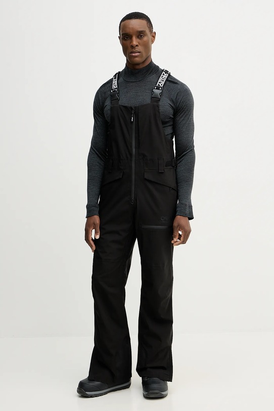 Oakley spodnie narciarskie TNP SHELL nadruk czarny FOA400939