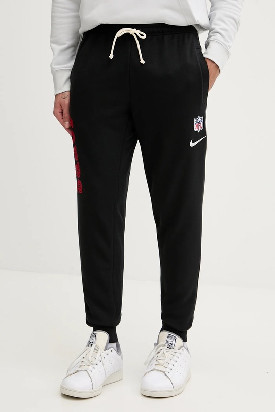 Nike spodnie dresowe Dri-Fit SI Taper Pant dzianina czarny 03B0.00A.73.JK2