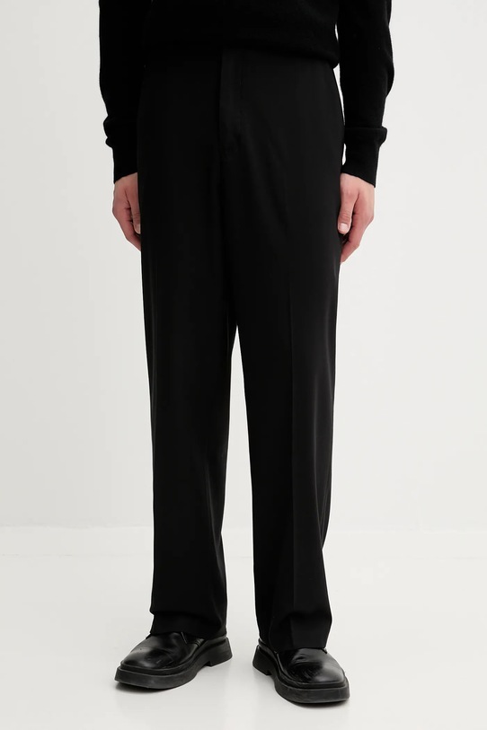 Les Deux pantaloni Randall drept negru 1000466