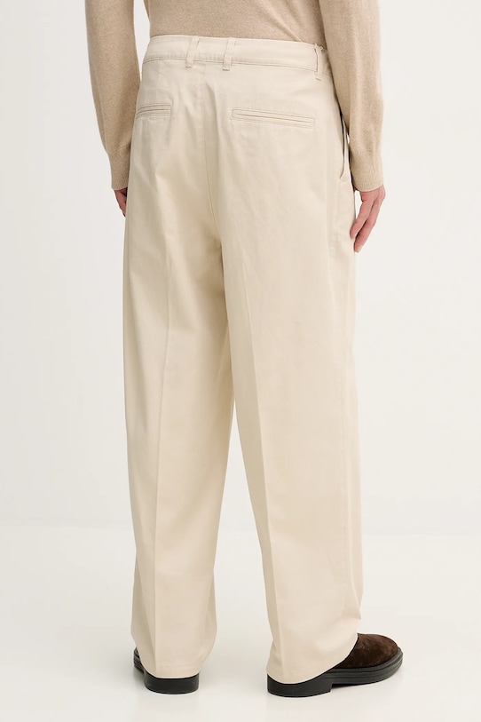 Ρούχα Βαμβακερό παντελόνι United Colors of Benetton 4XVTUF05U μπεζ
