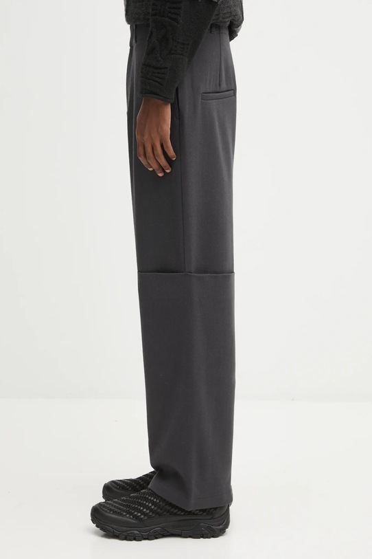 Ader Error spodnie wełniane SLACKS BO01FWSA0202GR szary AW25