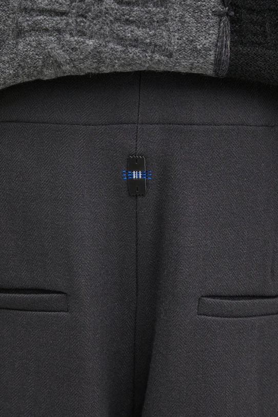 Ader Error spodnie wełniane SLACKS szary BO01FWSA0202GR