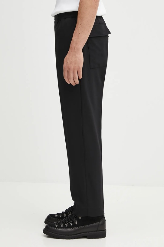 NEIGHBORHOOD spodnie z dodatkiem wełny TAPERED SILHOUETTE 252ZANH.PTM03 czarny AW25