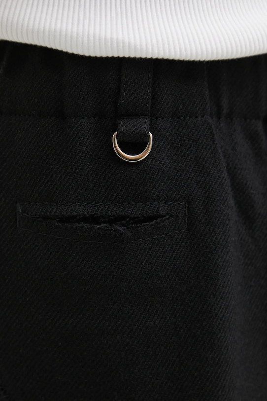 Μάλλινο παντελόνι Undercover μαύρο US2E4592