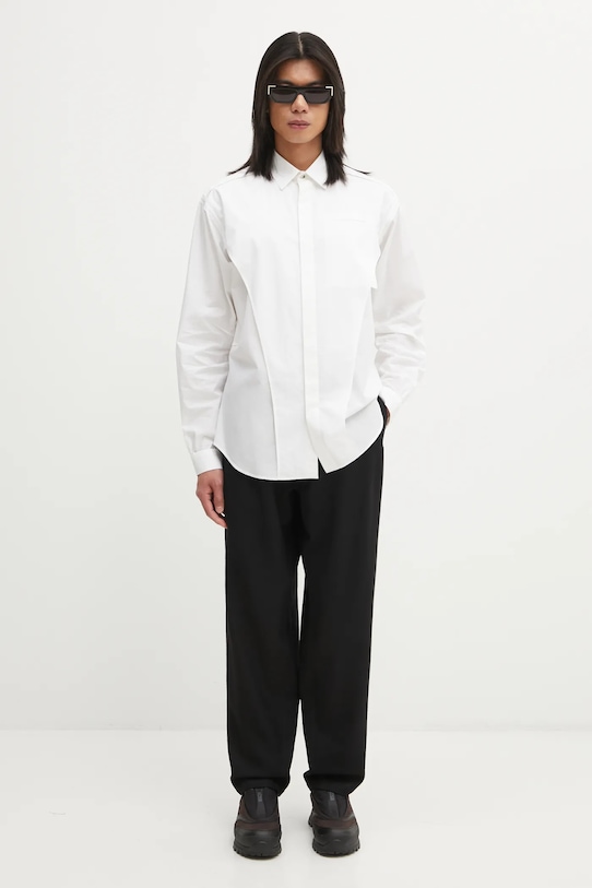 Μάλλινο παντελόνι Undercover US2E4592 μαύρο