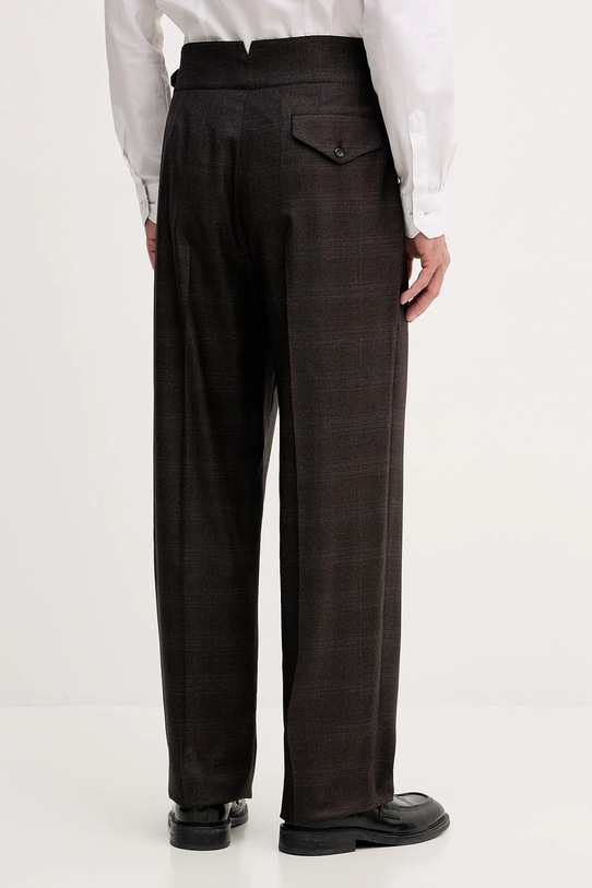 Odzież Emporio Armani spodnie wełniane EM004009.TE182704 szary