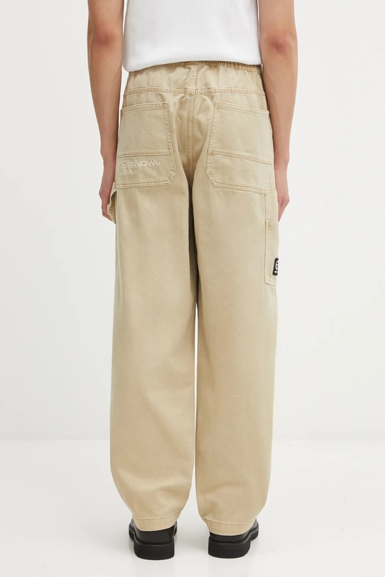 Odzież AAPE spodnie bawełniane Now AAPPTMC629XXP beżowy