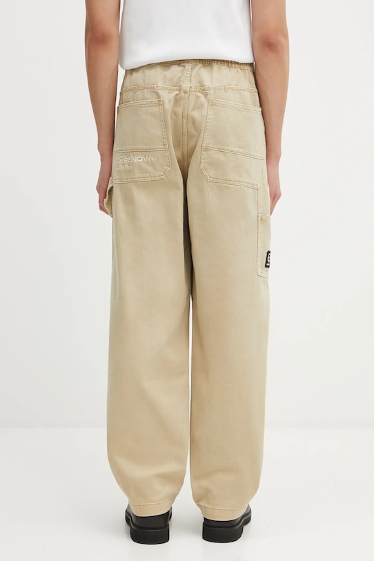 Odzież AAPE spodnie bawełniane Now AAPPTMC629XXP beżowy